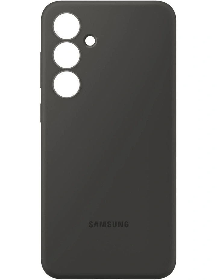 Galaxy S24 FE Silicone Case in Black image 4