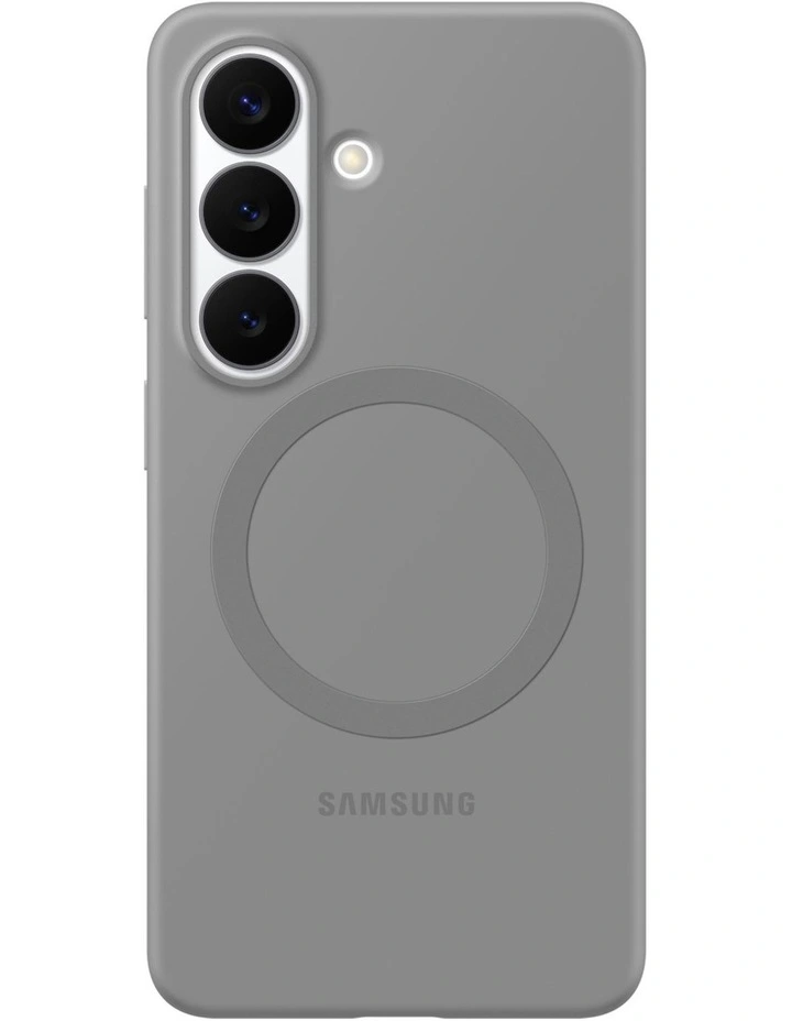 Galaxy S26 Silicone Magnet Case in Grey image 1