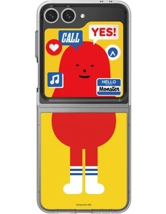 Sticky Monster Lab Redmon Flipsuit Case Insert For Galaxy Z Flip6 in Red