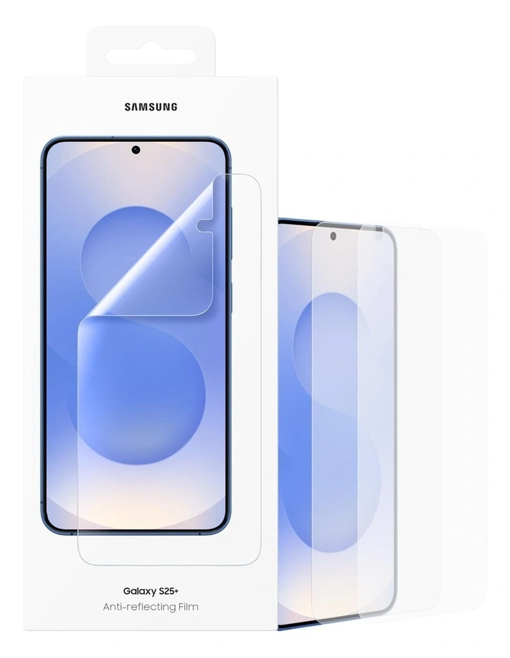 Galaxy S25+ Anti-Reflecting Film Case in Transparent image 1