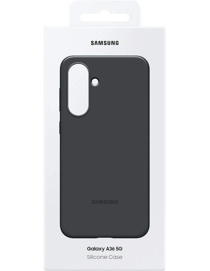 Galaxy A36 5G Silicone Case in Black image 7