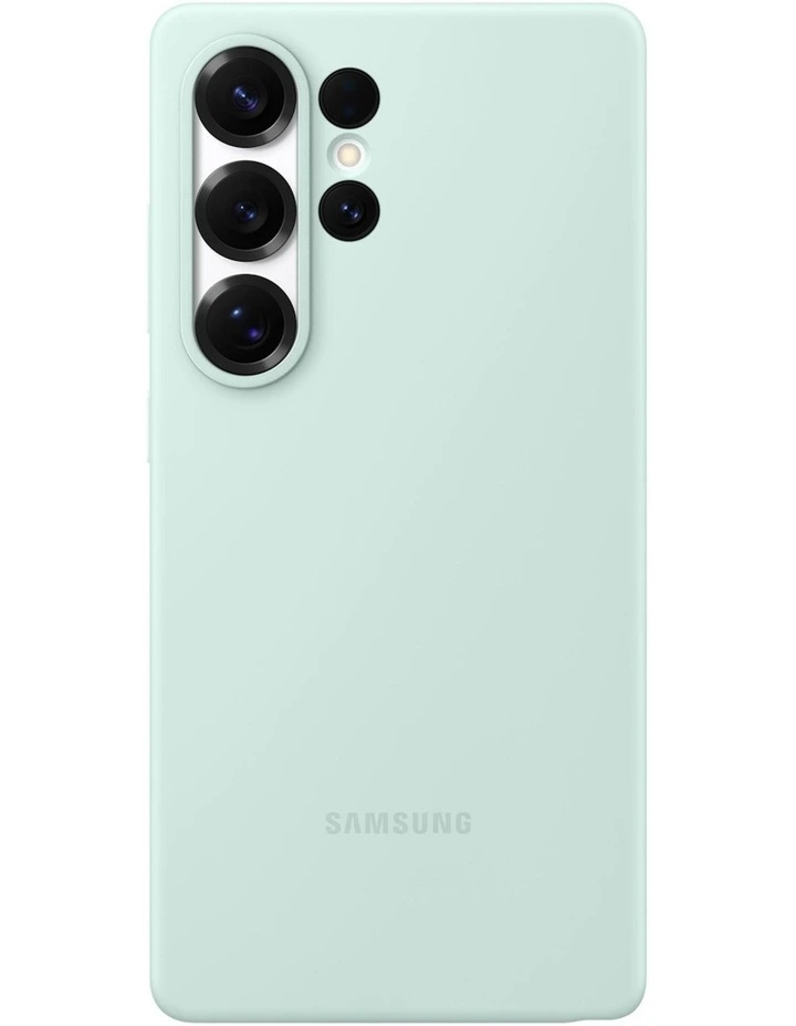 Galaxy S25 Ultra Silicone Case in Mint image 1