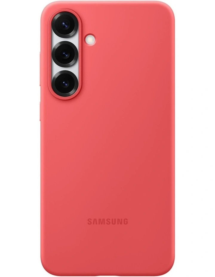 Galaxy S25+Silicone Case in Red image 1