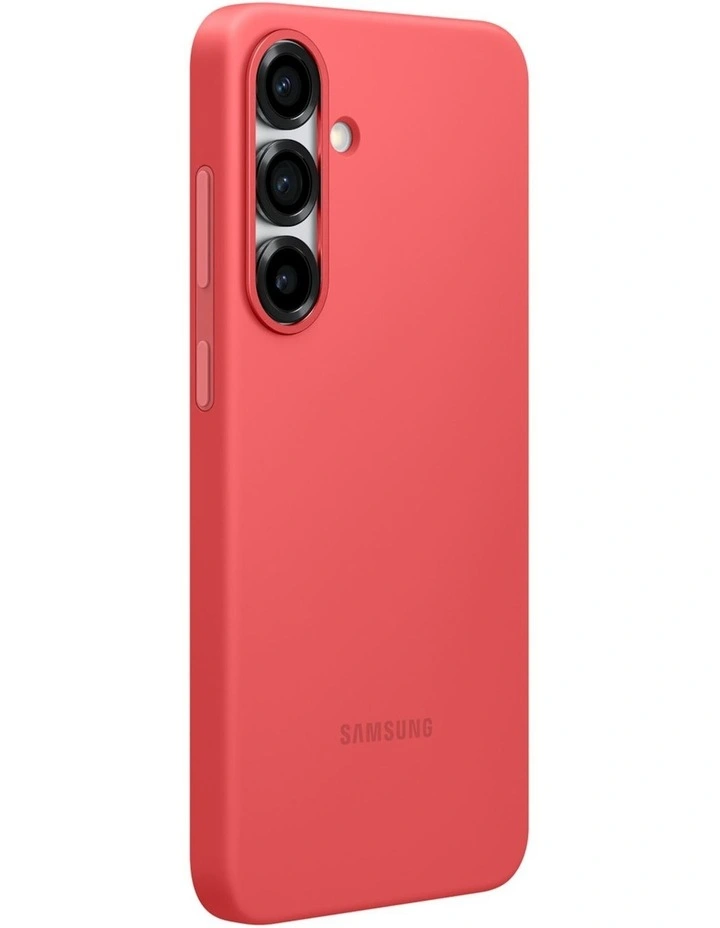 Galaxy S25+Silicone Case in Red image 3