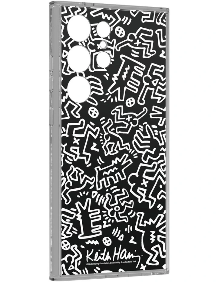 Galaxy S24 Ultra Keith Haring Dance Flipsuit Case Insert in Black image 3