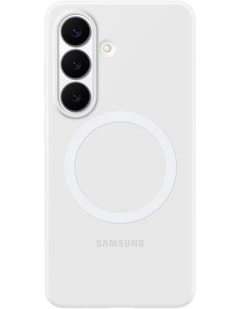 Galaxy S26 Silicone Magnet Case in White