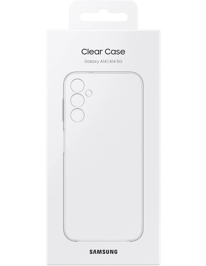 Galaxy A14 5G Clear Case in Transparent image 6