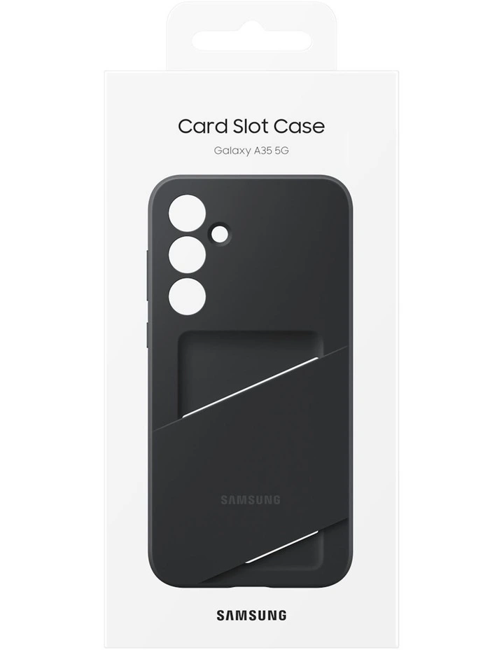 Galaxy A35 5G Card Slot Case in Black image 7