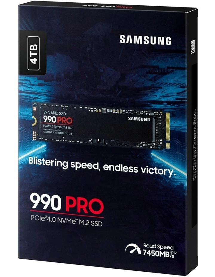 990 PRO PCIe 4.0 NVMe M.2 SSD (4TB) in Black image 7