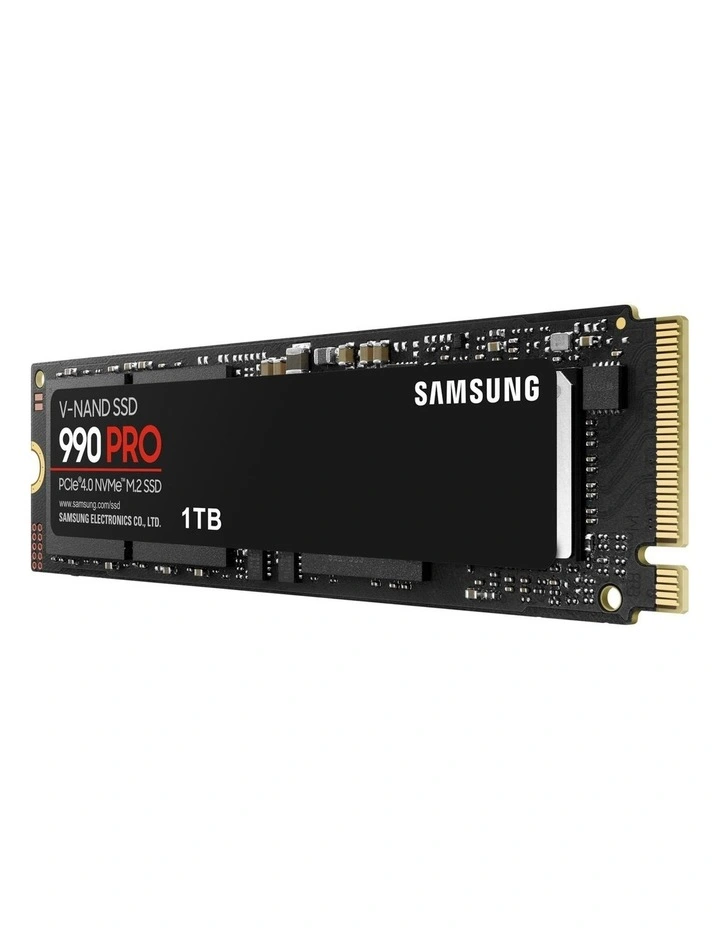 990 PRO PCIe 4.0 NVMe M.2 SSD (1TB) in Black image 3