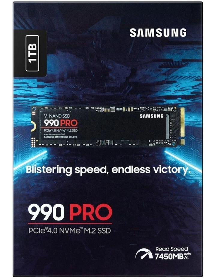 990 PRO PCIe 4.0 NVMe M.2 SSD (1TB) in Black image 5
