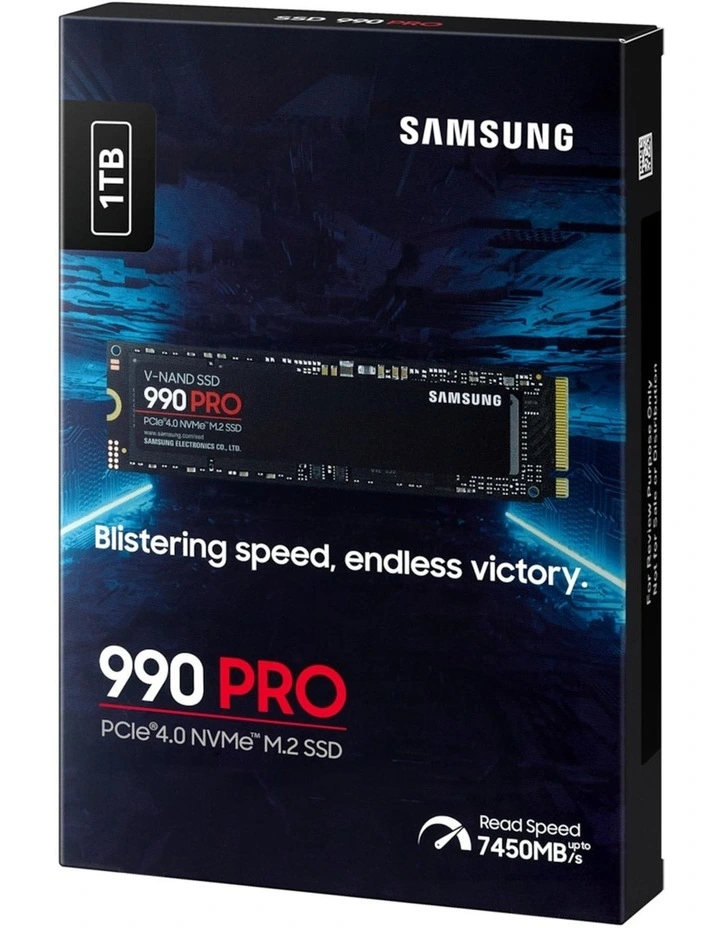 990 PRO PCIe 4.0 NVMe M.2 SSD (1TB) in Black image 7