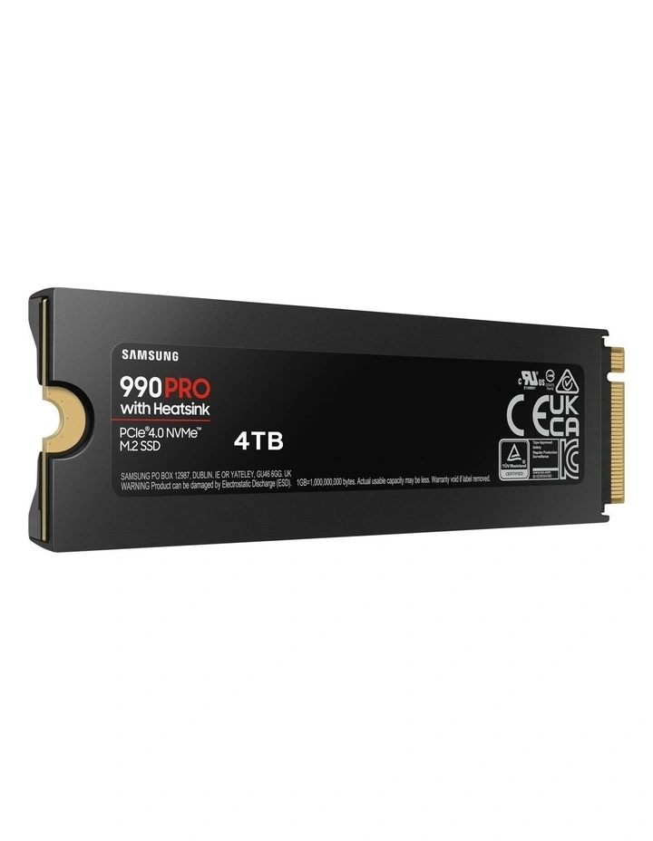 990 PRO With Heatsink PCIe 4.0 M.2 (4TB) in Black image 6