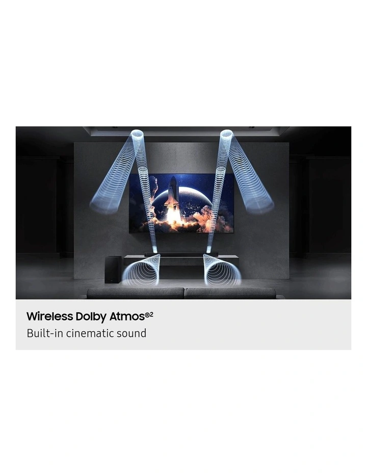 Q-Series Soundbar HW-Q600H 3.1.2ch Subwoofer (2026) in Titan Black image 5