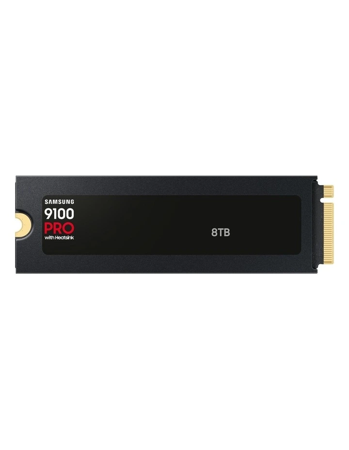 9100 Pro With Heatsink PCIe 5.0 NVMe M.2 SSD 8TB in Black image 2