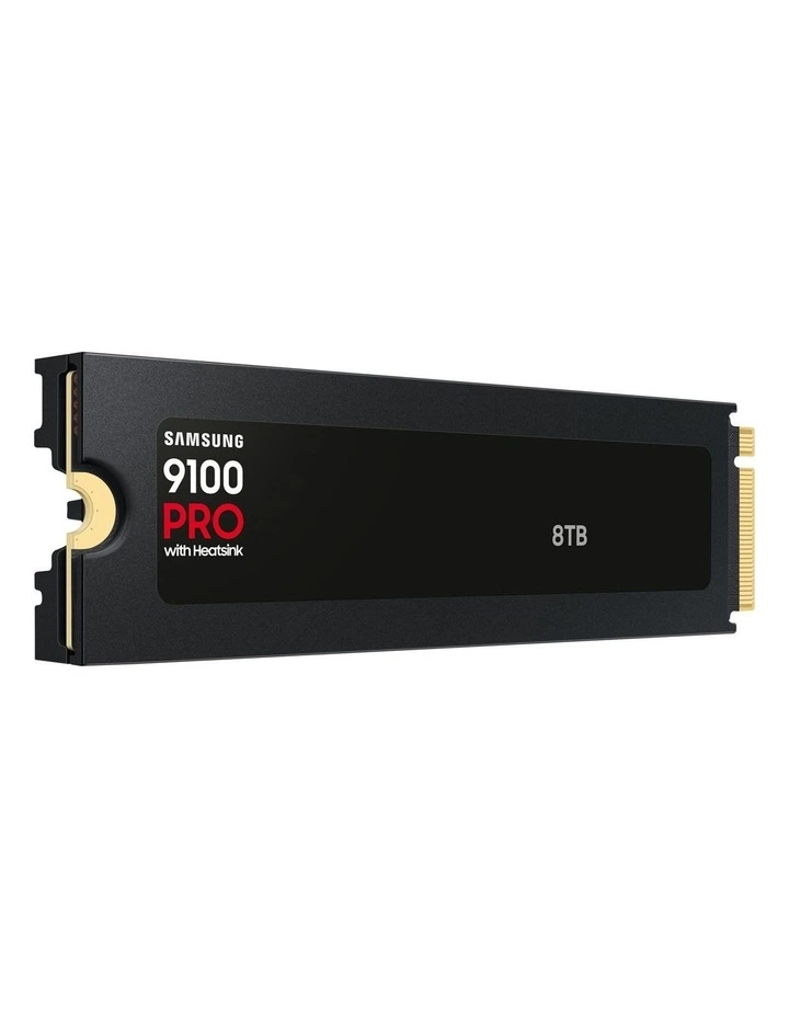 9100 Pro With Heatsink PCIe 5.0 NVMe M.2 SSD 8TB in Black image 6