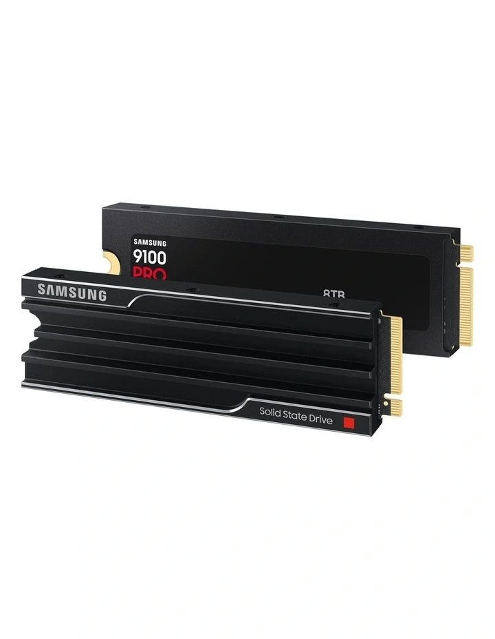 9100 Pro With Heatsink PCIe 5.0 NVMe M.2 SSD 8TB in Black image 7