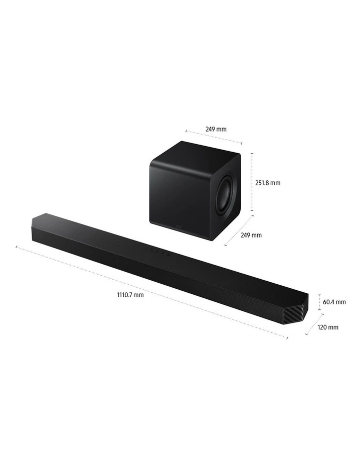 Q-series Soundbar HW-Q800H 5.1.2ch Subwoofer (2026) in Black image 7