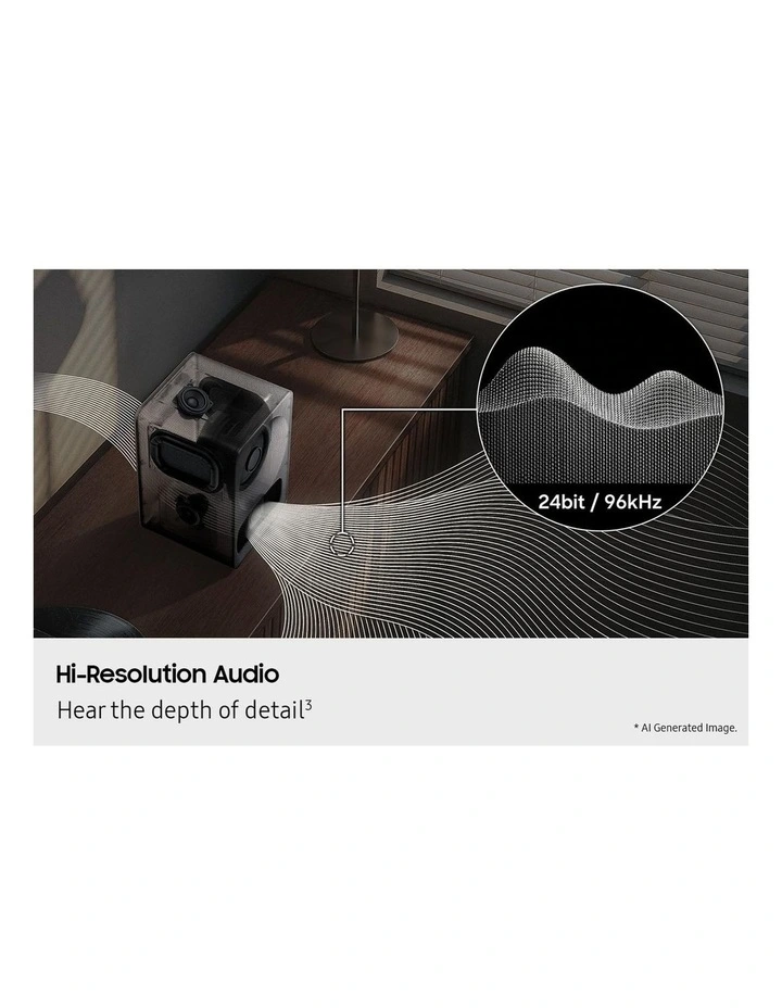Music Studio 7 WiFi-Bluetooth Wireless Speaker LS70H in Black image 5