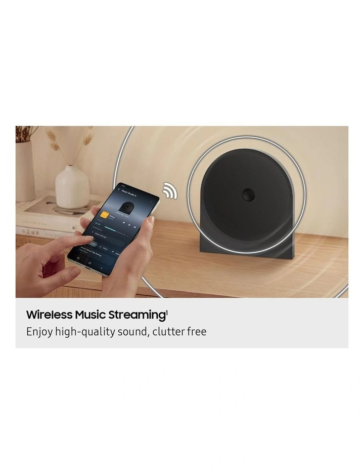 Samsung Music Studio 5 LS50H WiFi-Bluetooth Wireless Speaker (2026) (Black) image 4