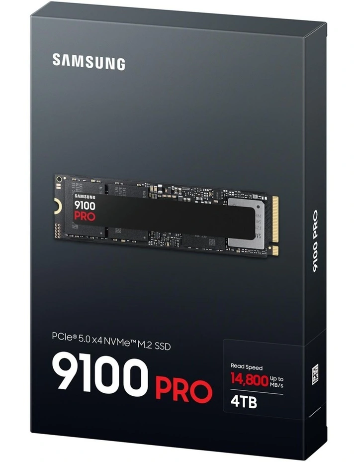 9100 PRO Pcie 5.0 Nvme M.2 SSD 4TB in Black image 7