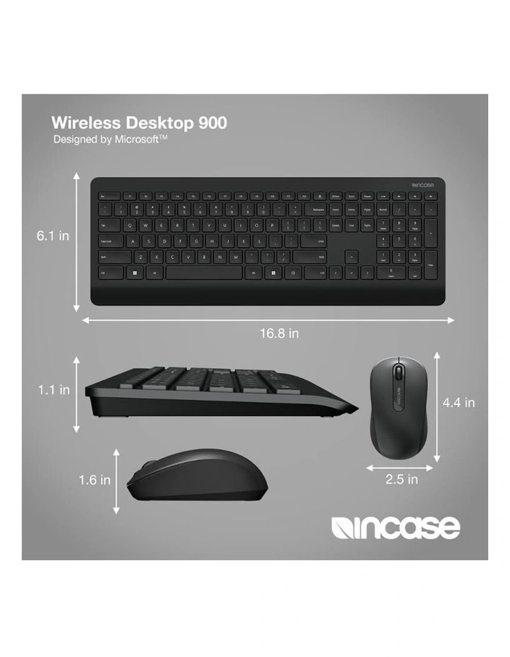 Designed by Microsoft Desktop 900 Wireless Keyboard and Mouse PT3-00027 image 6
