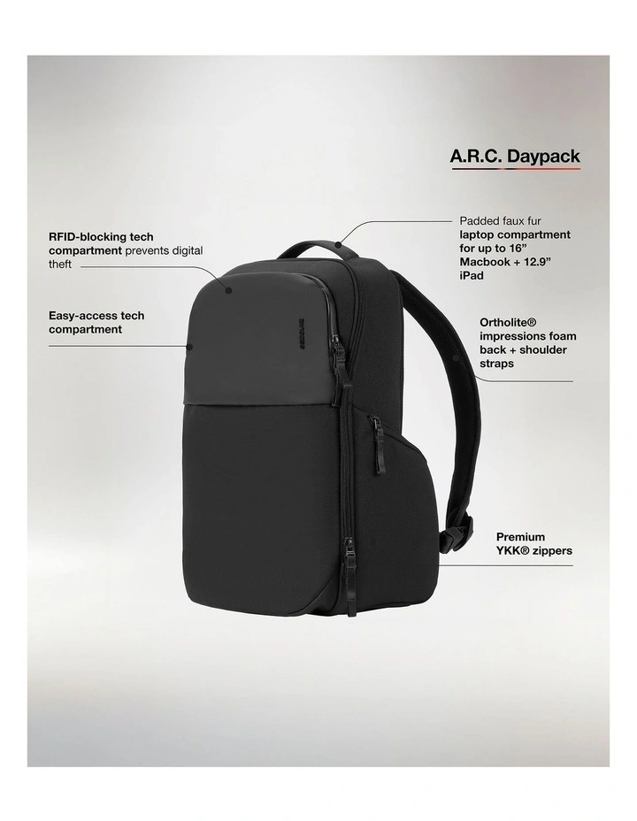 A.R.C. Daypack INCO100684-BLK in Black image 7