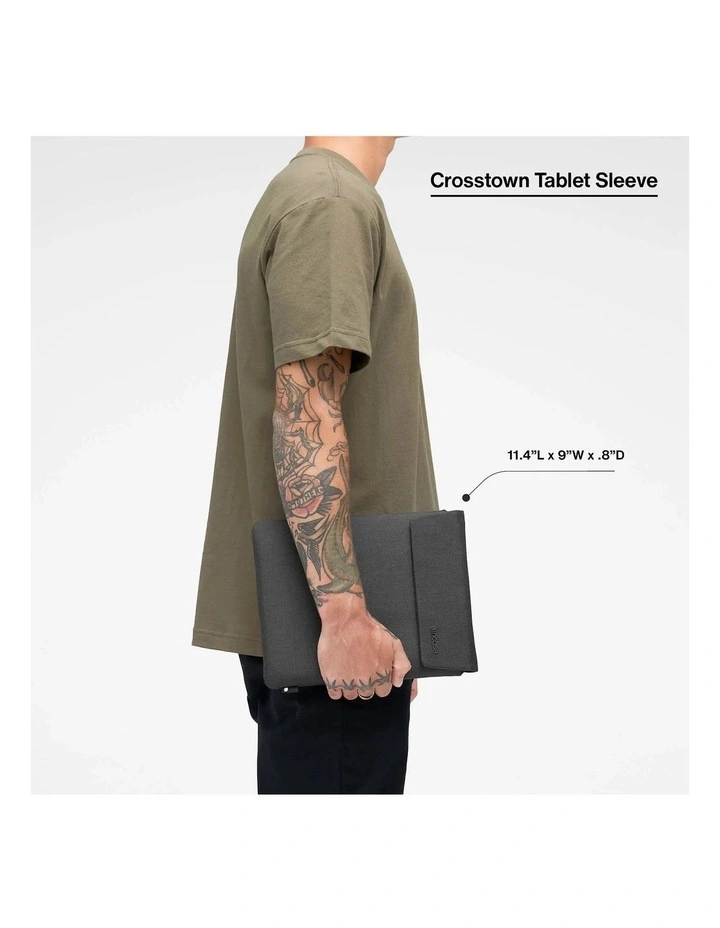 Crosstown Laptop Sleeve 11-inch in Black INMB100753-BLK image 5