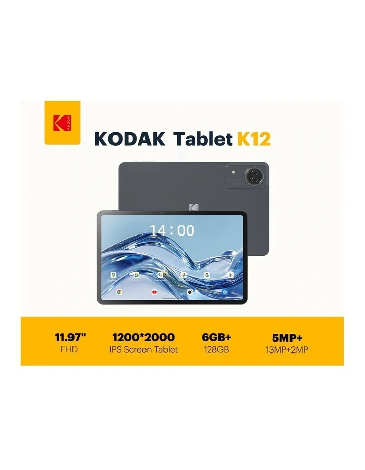 6GB RAM, 128GB Storage, FHD Display, 8000mAh Battery 12 Android 15 Tablet image 1