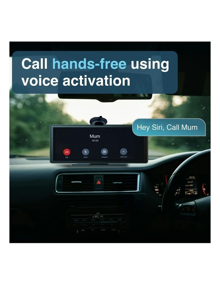 Laser 10.26 Inch Portable CarPlay and Android Auto Touchscreen NAVC-10CP-235 image 2