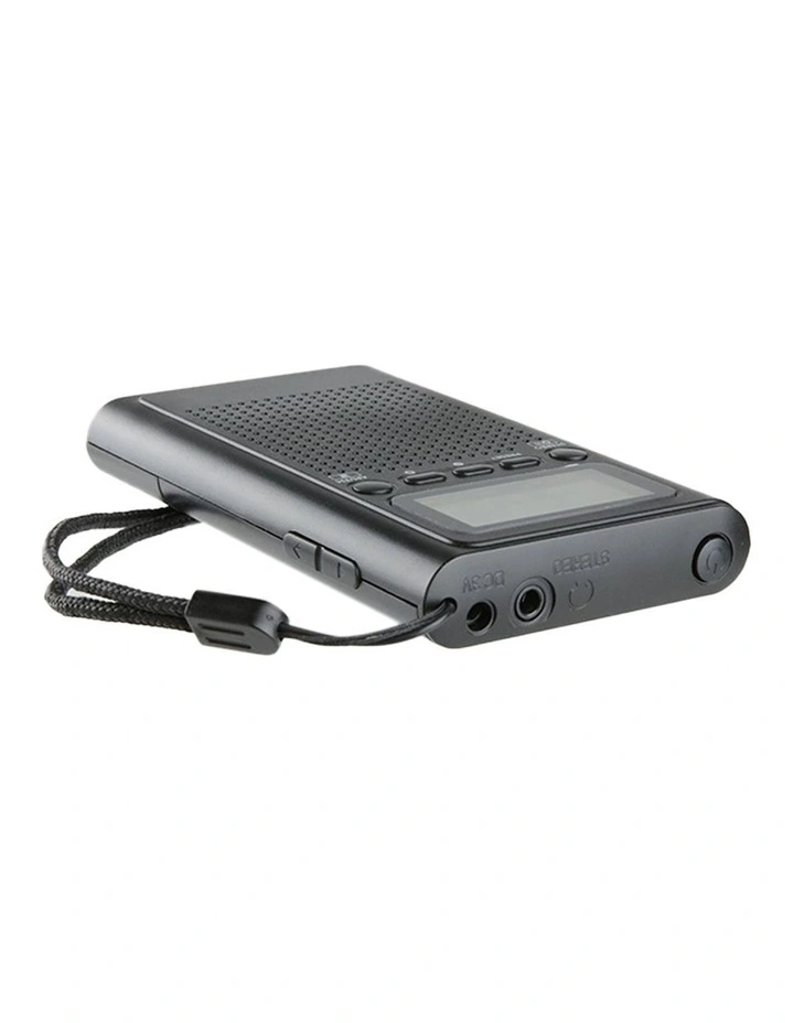 Laser Pocket AM FM Radio with LCD Display and Speaker SPK-PR1552 image 3
