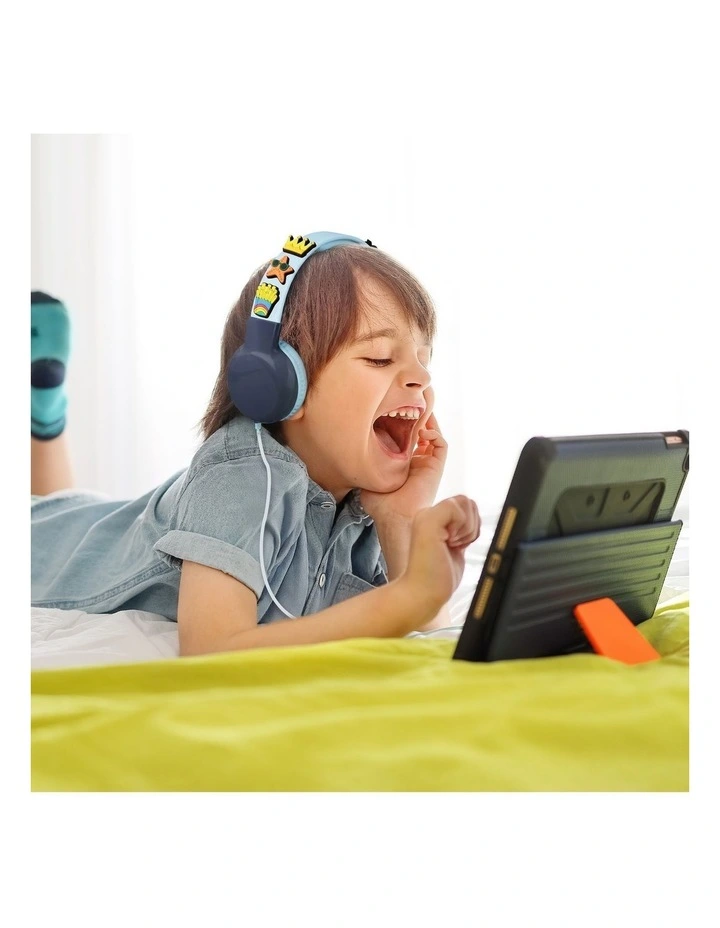 Laser Kids Wired Headphones With Customisable Charms HP-KW26BL-001 image 7