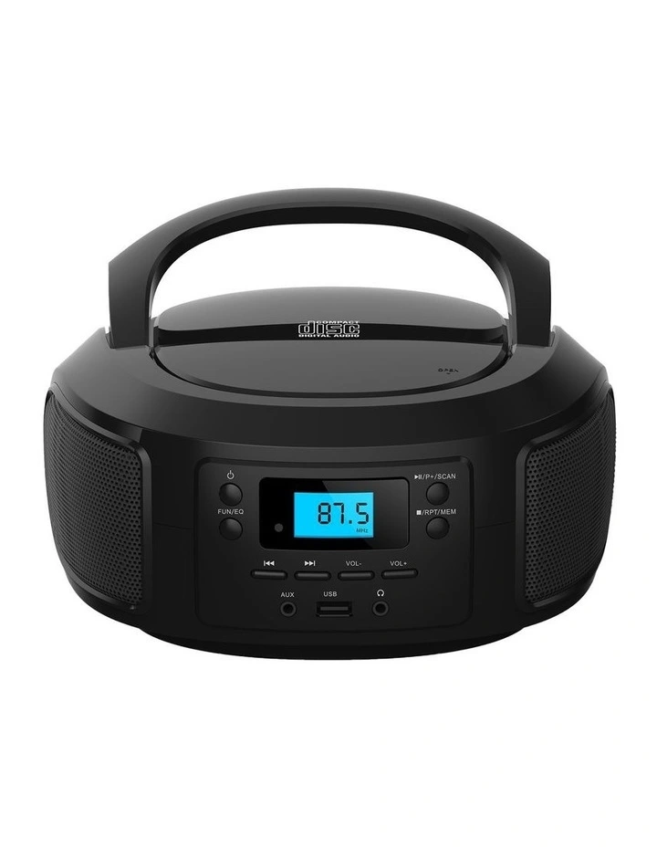 Laser Bluetooth CD/MP3 Boombox with FM Radio CDBB-BT500 image 1