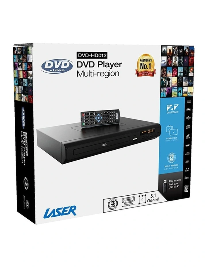 Laser Multi Region DVD Player With HDMI and USB DVD-HD012 image 1