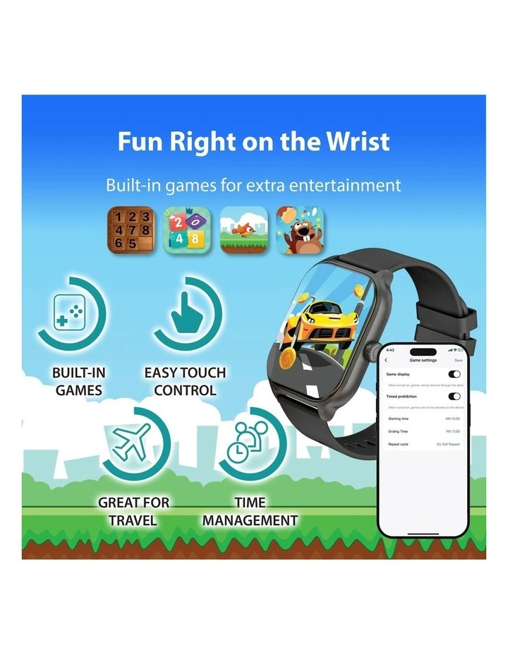 v-Fitness Kids Smart Watch with Location Finder VF-M4KFYBK-186 image 4