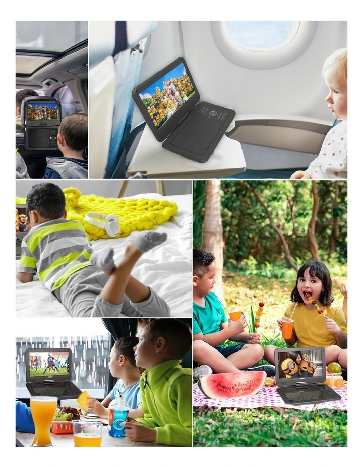 Laser 10 Inch Portable DVD Player With Anti-Skip Technology DVD-PT-10D image 6