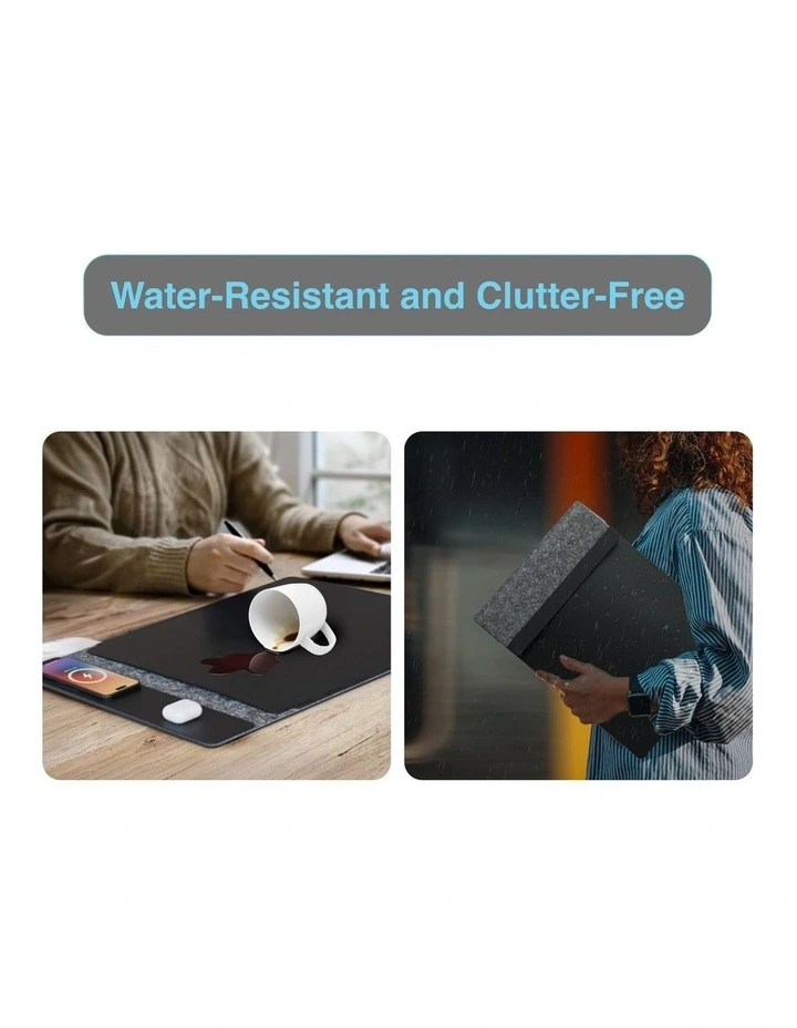 Laser Wireless Charging Laptop Sleeve and Mousepad 16 Inch WC-S16B-839 image 4