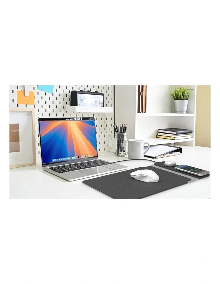 Laser Wireless Charging Laptop Sleeve and Mousepad 16 Inch WC-S16B-839 image 7