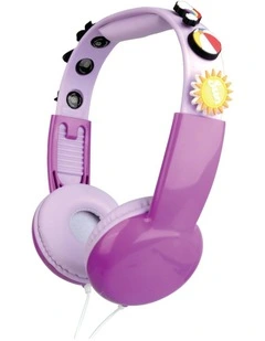 Laser Kids Wired Headphones With Customisable Charms HP-KW26PK-018