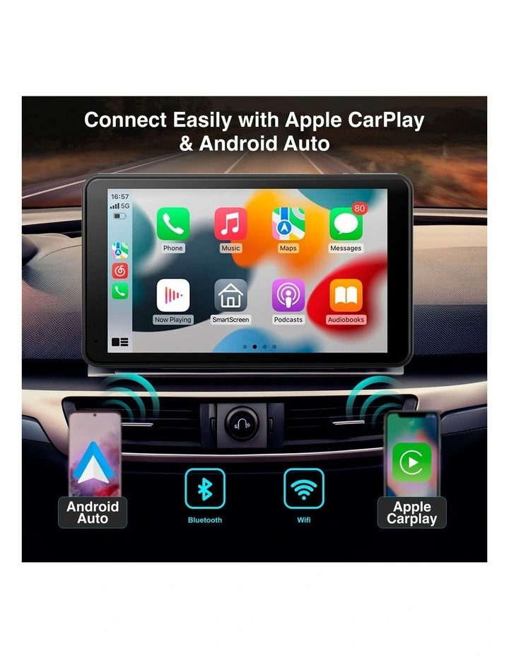 Laser 7 Inch Portable CarPlay and Android Auto Touchscreen NAVC-7CP-931 image 2