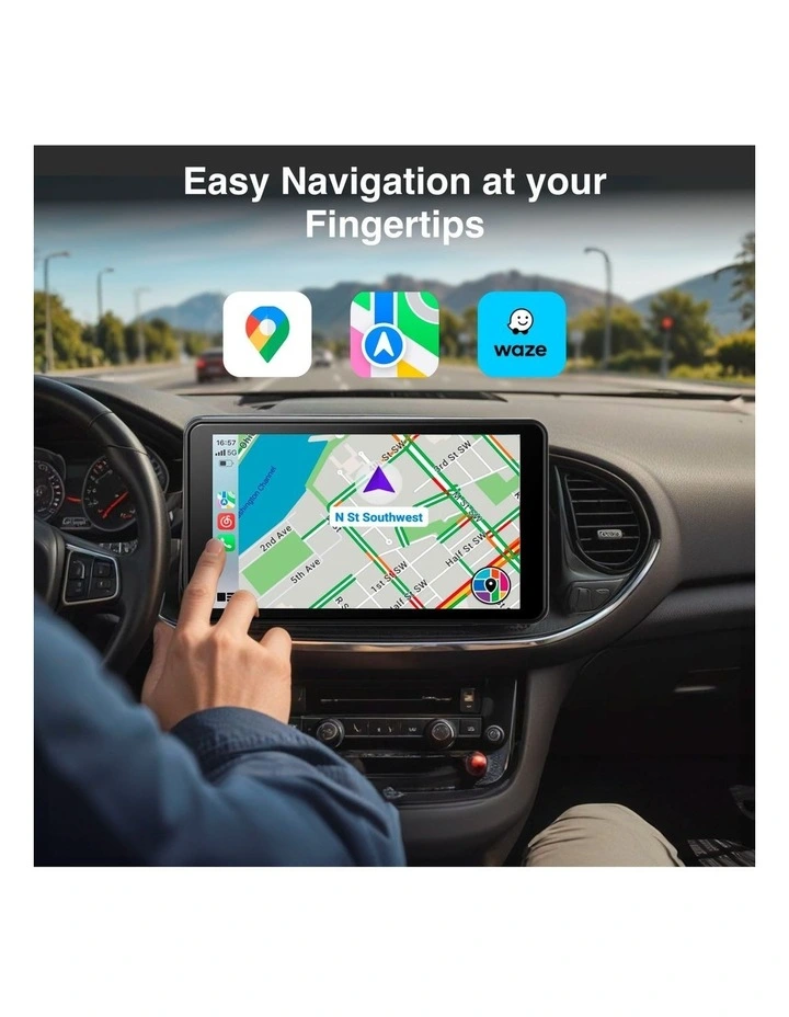 Laser 7 Inch Portable CarPlay and Android Auto Touchscreen NAVC-7CP-931 image 3
