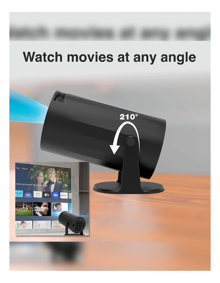 Laser Multi Angle Smart Android LED Projector PJ-TUHDAB-877 image 2