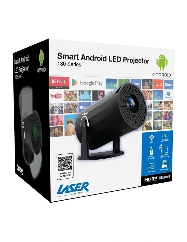 Laser Multi Angle Smart Android LED Projector PJ-TUHDAB-877 image 7
