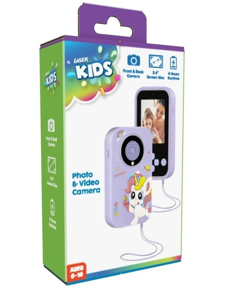 Laser Kids Photo and Video Camera with MP3 Player CA-KPHNPP-117 image 3