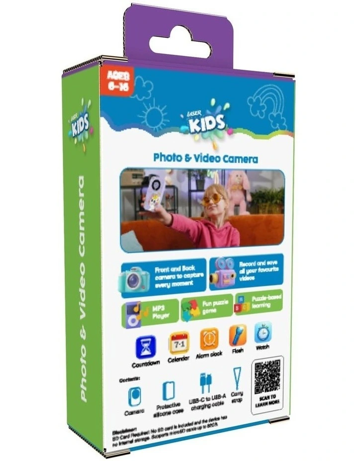 Laser Kids Photo and Video Camera with MP3 Player CA-KPHNPP-117 image 4