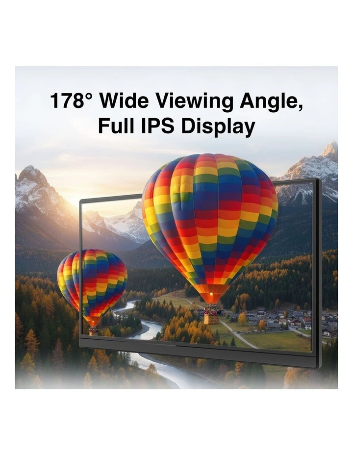 Laser 14 Inch USB-C Portable Monitor With Mini HDMI PC-14PTMB-004 image 5