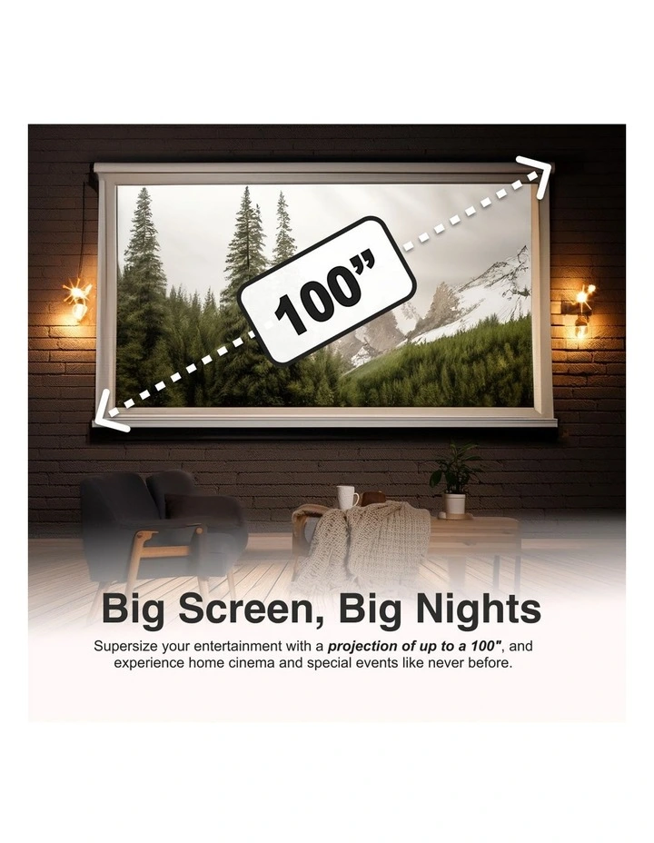 Laser 720p Movie and Gaming Projector With Bluetooth PJ-150HD-663 image 2
