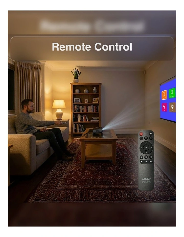 Laser 720p Movie and Gaming Projector With Bluetooth PJ-150HD-663 image 6