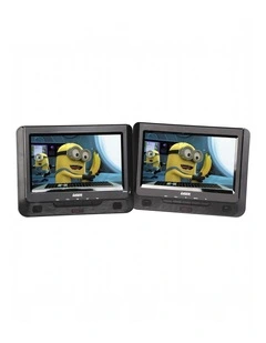 Laser Dual Screen Portable DVD Player with 9 Inch Displays DVD-PT9-DUALD