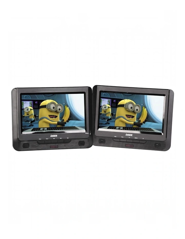 Laser Dual Screen Portable DVD Player with 9 Inch Displays DVD-PT9-DUALD image 1